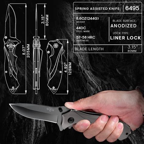 Bundle of 2 Items - Pocket Folding Knife - Military India | Ubuy