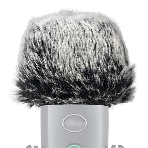 Mic Furry Windscreen Muff for Blue Yeti Nano Condenser Microphone, Mic ...