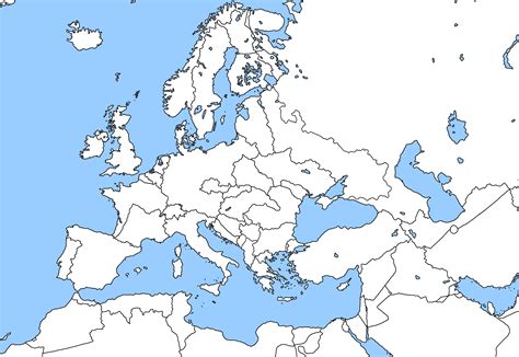Blank Map of Europe (WW2) by nguyenpeachiew on DeviantArt