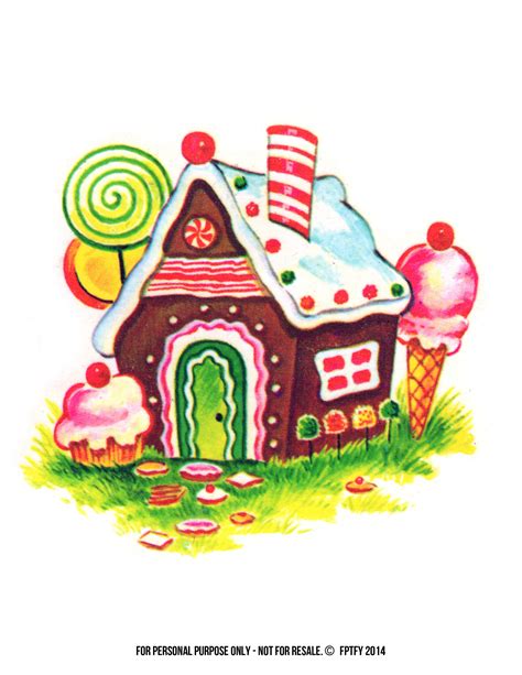 Christmas Images: Gingerbread House Clip Art - Free Pretty Things For You
