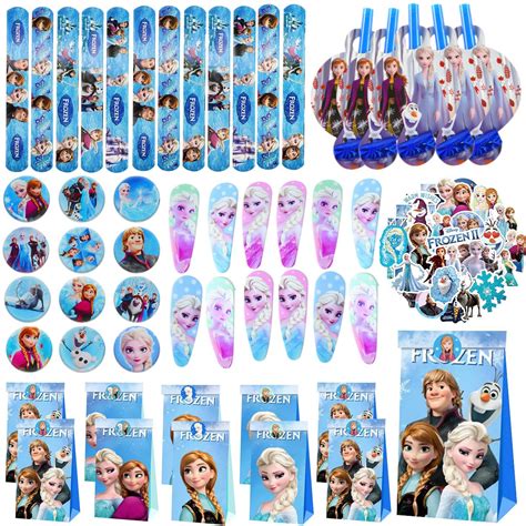 Frozen Birthday Party Favors Set - 110Pcs Party Supplies for kids ...