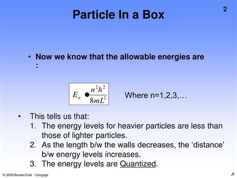 PPT - Quantum Theory Basics: Particle in a Box & Electron Orbitals ...