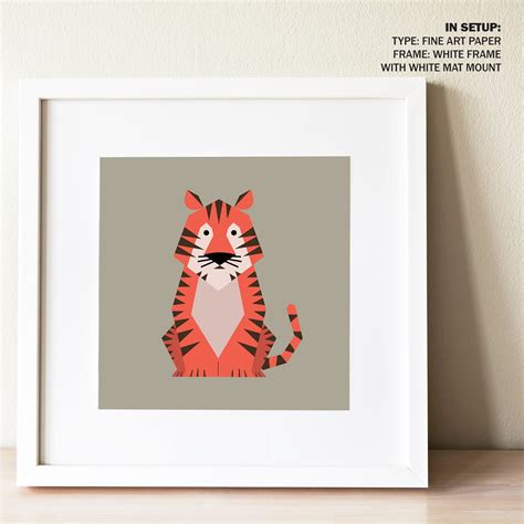 Buy Illustration of a Tiger Animal Painting & Art Prints Online India ...