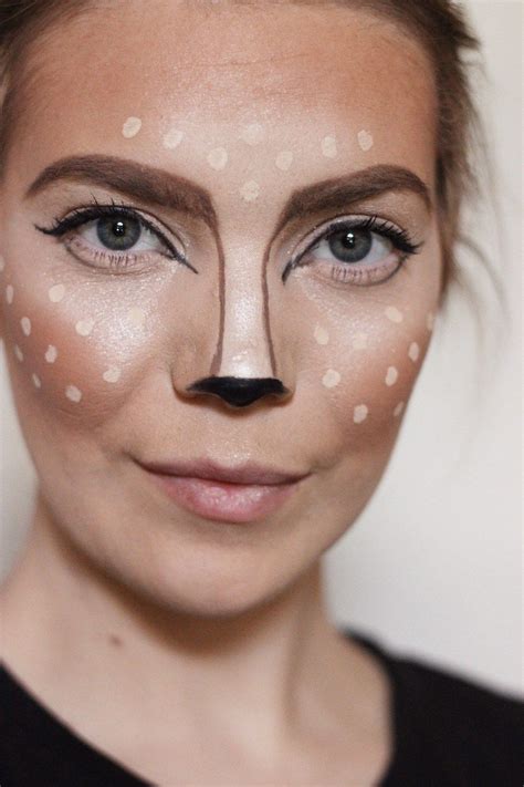deer halloween makeup tutorial