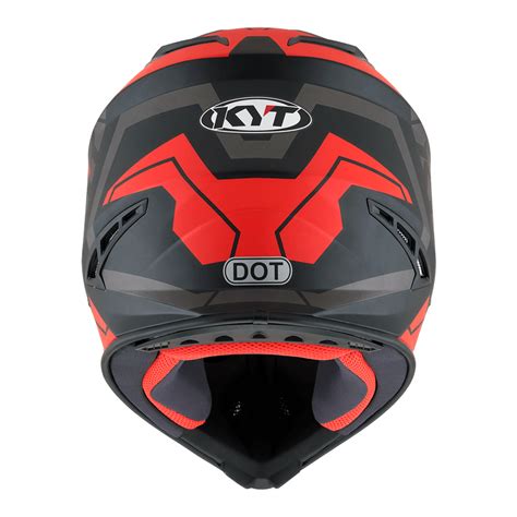 KYT MX Jumpshot #3 Black Red Fluro Matt Helmet– Moto Central