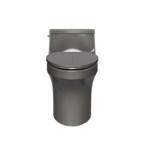 KOHLER San Souci Thunder Grey Compact Elongated Chair Height 1-Piece ...