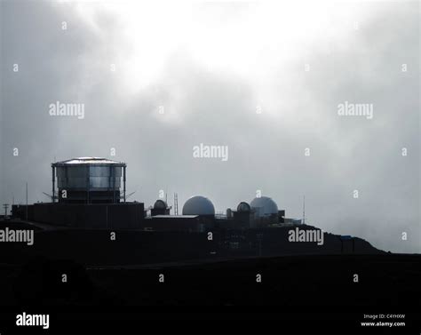 Haleakala Observatory, Maui, Hawaii, USA Stock Photo - Alamy