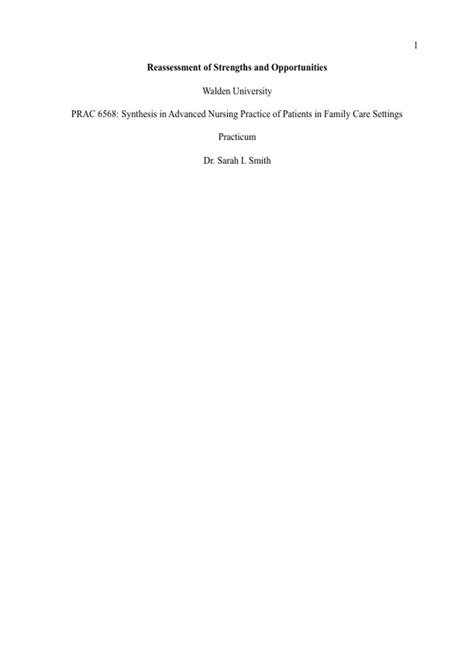 prac 6568 week 11 assignment on competency reassessment in nursing ...