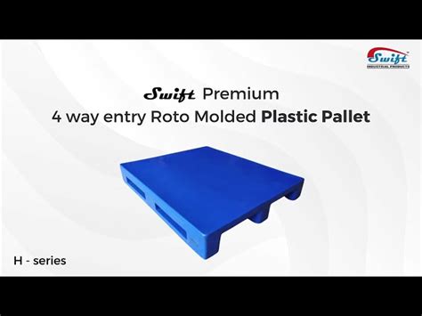 Plastic Pallets - 150mm 2 Way Heavy Duty Plastic Pallet, L800 x W800 x ...