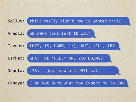 What Is a Typing Quirk? Examples from Homestuck & Real Life