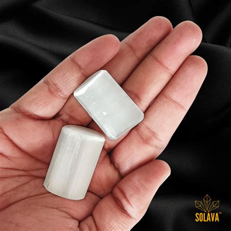 Buy Original Selenite Crystal Tumble – SOLAVA WORLD