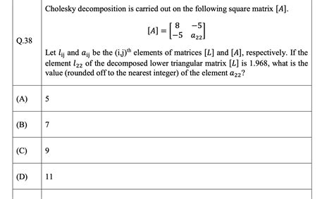 GATE Civil 2023 Set 2 | Question: 28 - GO Civil