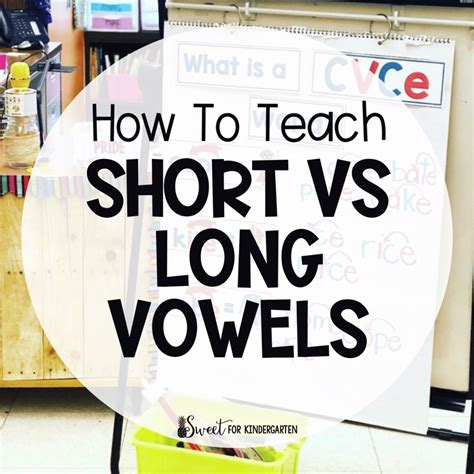 4 Fun Ways to Teach the Difference Between Long and Short Vowels ...