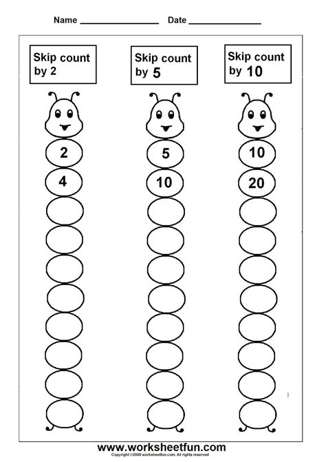 Skip Counting By 10 Worksheets - Printable And Enjoyable Learning