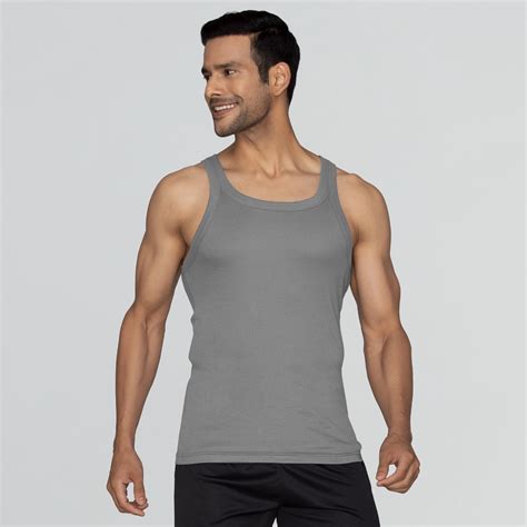 Pace Super Combed Cotton Vest Ash Grey – XYXX Apparels