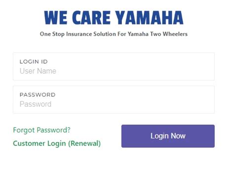 We Care Yamaha Login