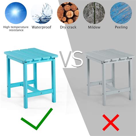 Bubbacare DOALBUN Outdoor Side Table, Outside Plastic India | Ubuy