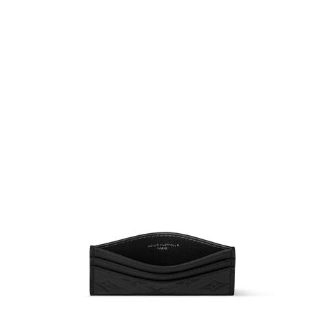 Double Card Holder Monogram Shadow Leather - Men Small Leather Goods ...