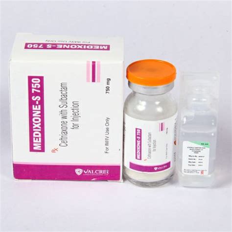 MEDIXONE-S 750gm Injection Valcret Lifesciences Pvt. Ltd.