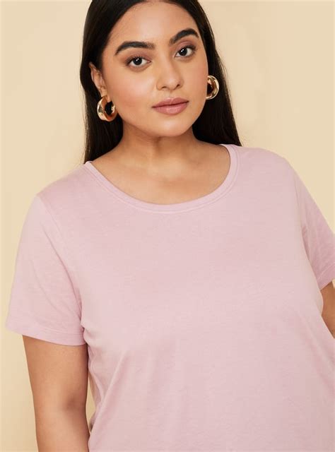 Buy Women Solid T-shirt Online at just Rs. 299.0 - 1000014874157 | Max ...