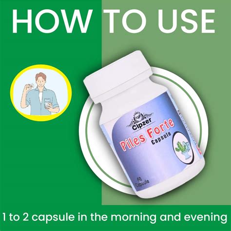 Buy CIPZER PILES FORTE CAPSULES RELIEF FOR PILES, HEMORRHOIDS, BAVASIR, AND FISSURES 60 CAPSULES ...