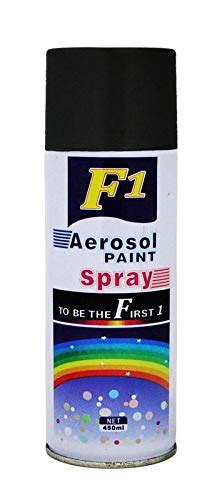 F1 Car Touchup Spray Paint 450ml - Matt Black : Amazon.in: Car & Motorbike