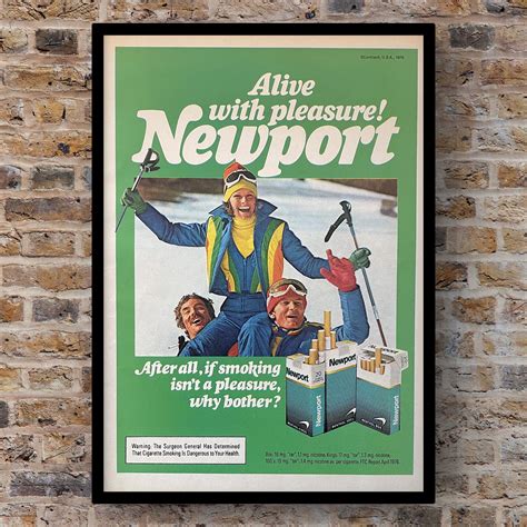 Newport Cigarette Quotes Newport Pleasure