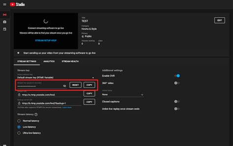 Streamlabs Stream Key 的图像结果