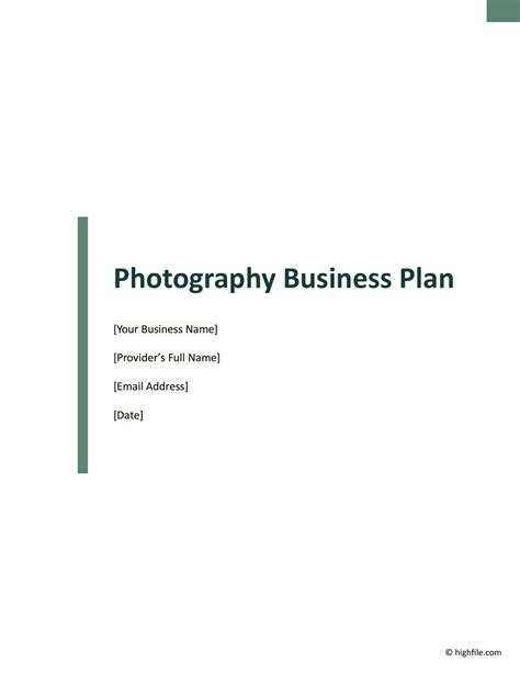 Business Plan Sample Doc 的图像结果