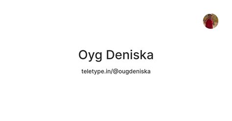 Oyg Deniska — Teletype