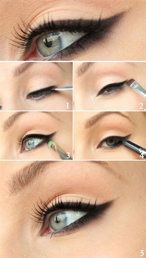 Cat Eye Makeup Tutorial 的图像结果