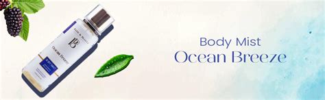Bath and Beauty Ocean Breeze Body Mist | Crisp Blend of Aquatic, Citrus ...