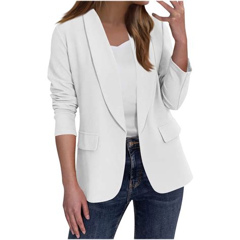 Cilsoka Blazers for Women Suit Jackets Dressy 2025 Fashion Open Front ...