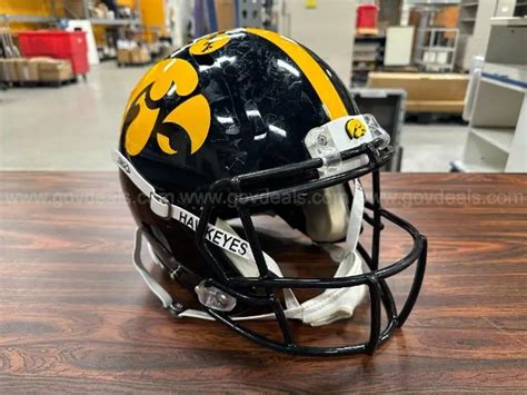 Iowa Hawkeyes Team Issued Football Helmet (North American Bidders Only ...