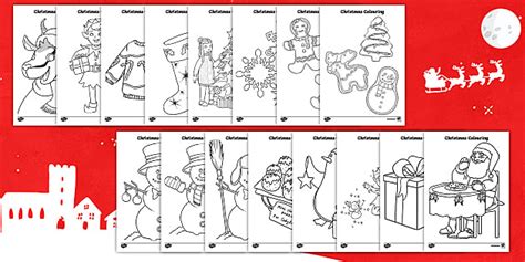 Foundation Phase LS - Colouring Page: Christmas Collection