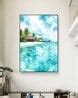 Buy Genie Art Maldives Seascape Rectangular Wall Art Painting ...