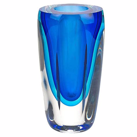 Buy Badash - Azure Murano Style Art Glass 6 inch Vase Online at Low ...