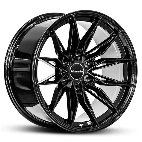 toyota land cruiser hussla villain gloss black wheel #15355