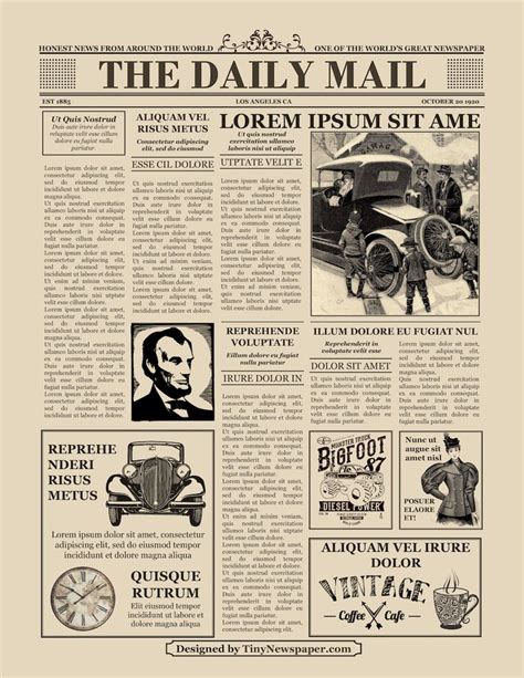 vintage fashion newspaper