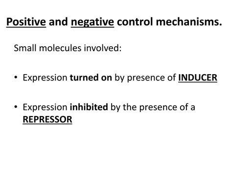 Image result for Positive and Negative Control Gene Regulation