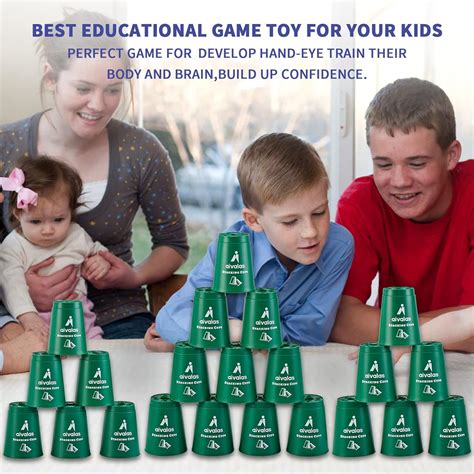 Buy Aivalas Sport Stacking Cups Set, 12PCS Quick Stack Cups Training ...