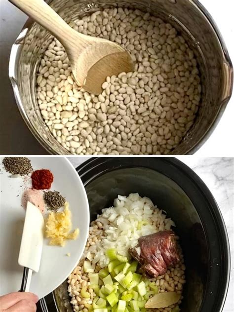 How To Cook Navy Beans In A Crock Pot Recipe - Intentional Hospitality