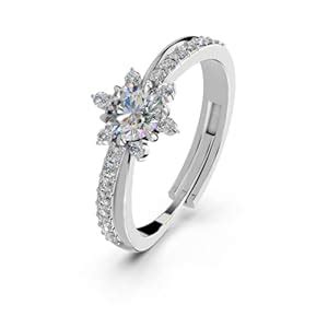 Buy Miss Highness Pure 925 Sterling Silver Ring Rhodium Plated Minimal ...