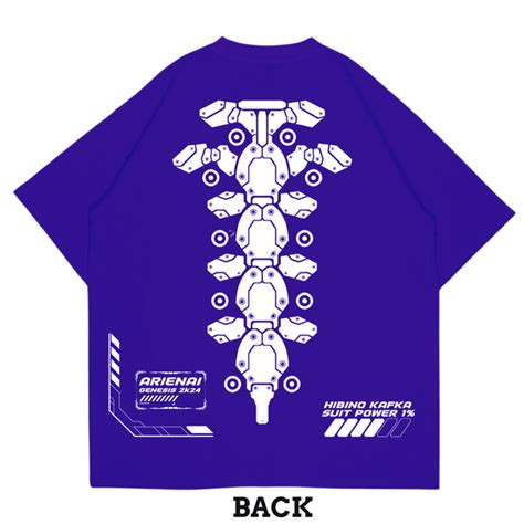 COMBAT SUIT / Kaiju no 8 / Unisex Oversize T-shirt / Royal Blue – Arienai