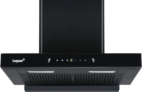 Pigeon Black Diamond 60 cm Curved Kitchen Chimney 1500 m3/hr suction ...