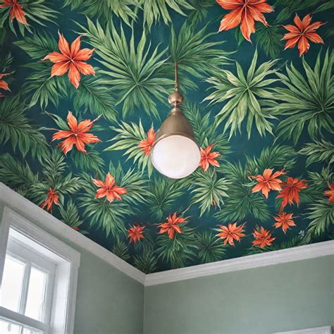 30 Ceiling Wallpaper Ideas for an Instant Room Refresh