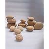 Buy RM Natural Unpolished Stones for Home Decor (3-4inch, Cream, 2kg ...