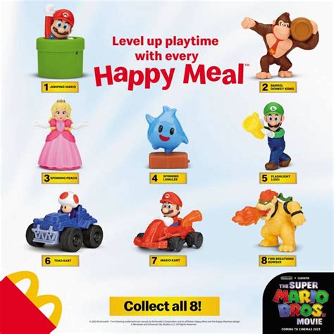 super mario mcdonalds happy meal toys 2023 | Super mario bros toys, Happy meal toys, Spiderman gifts
