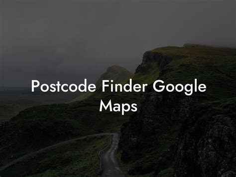 Google Maps UK Postcode 的图像结果