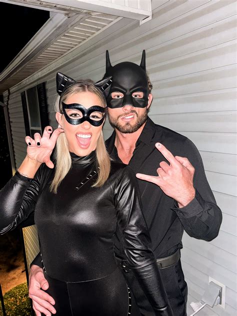 Halloween costume in 2025 | Cat woman costume, Batman and catwoman ...